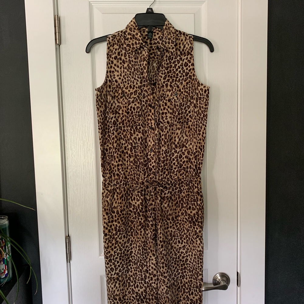 Lauren Ralph Lauren leopard jumpsuit size 2